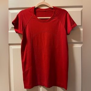 Lululemon Top Dark Red